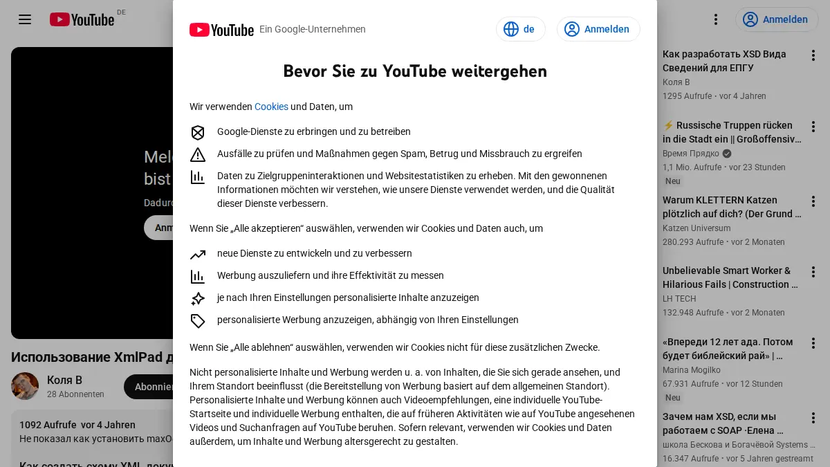 XmlPad / XSD work preview